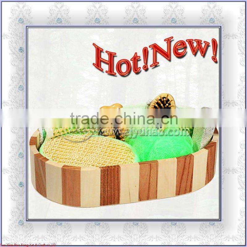2013 natural wooden bucket bathroom accessorie