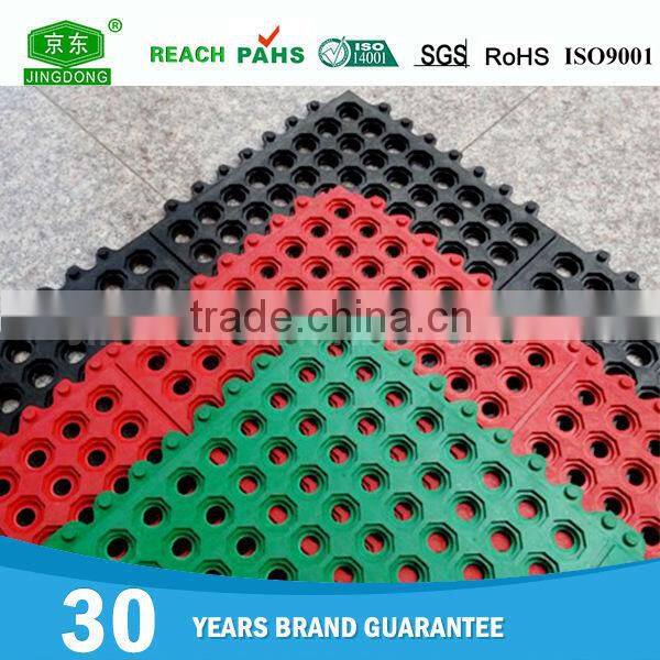 restaurant use hollow rubber floor mat
