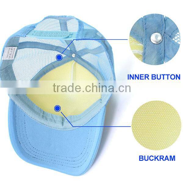 Sublimation Black White Foam Mesh Trucker Cap