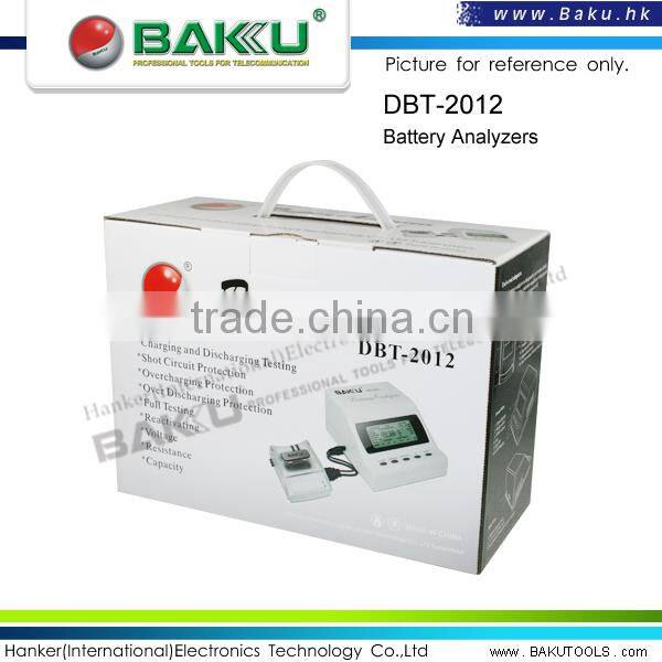 2016 Best sale overcharging protection digital mobile phone battery capacity tester( new product DBT-2012 the battery analyzer)