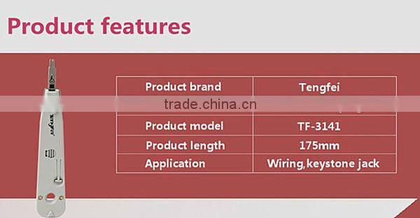 Network keystone jack IDC or rj45 110 punch down tool