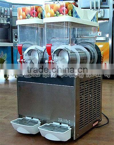 2015 newest two tank commercial ice slush machine , ice slush machine for sale
