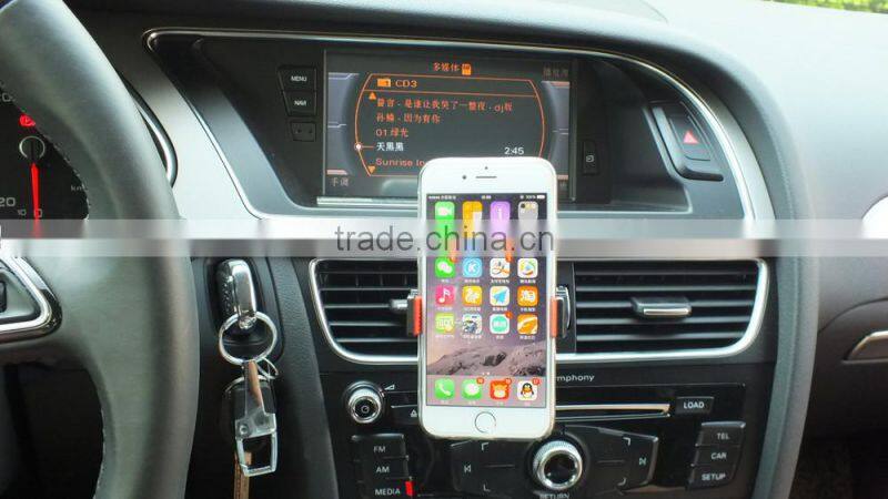 2015 Hot universal clip car air vent mount holder for smart phone