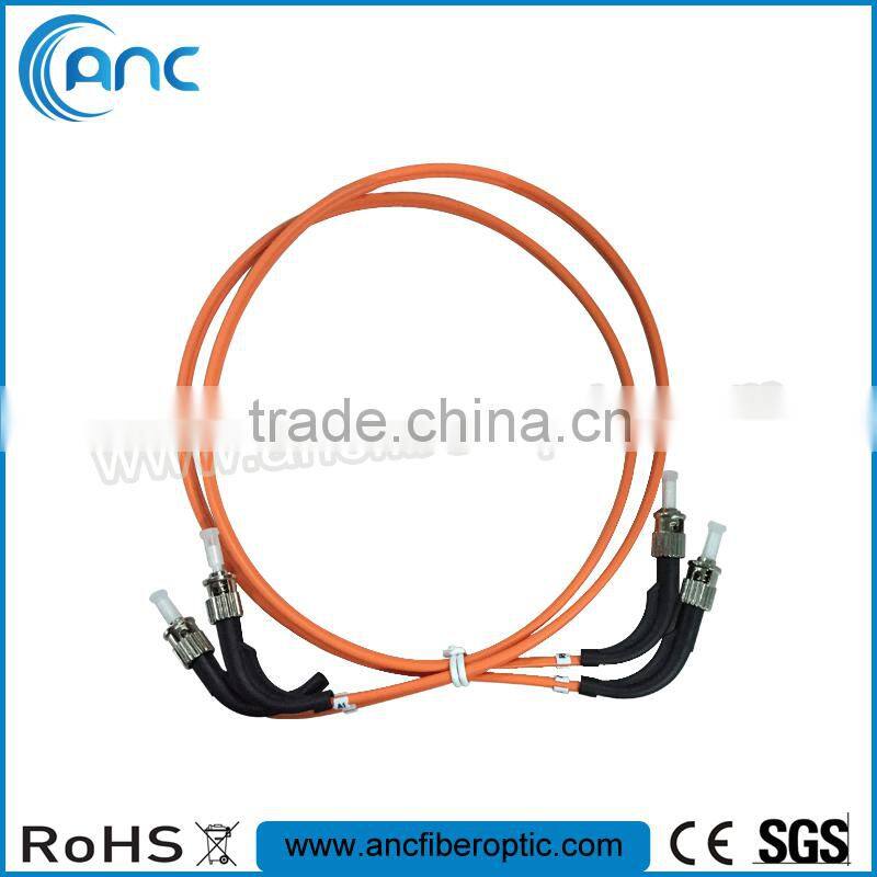 LC Fiber Optic Connector with 45 degree 90 degree Boot