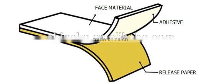 Gold decorative paper self adhesive foil