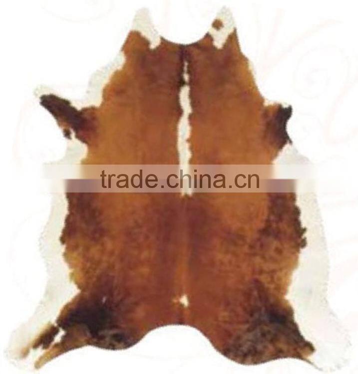 Natural cowhide rug
