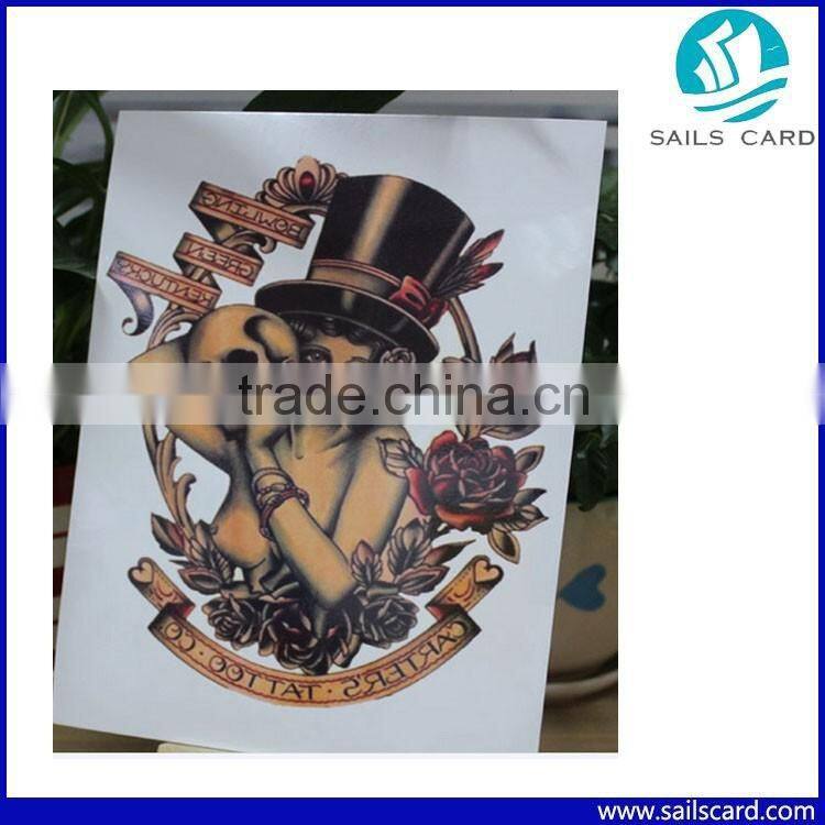 Cool Body Art Waterproof Temporary Tattoo Stickers Stencils For Painting Flash Crown Pattern Tattoos