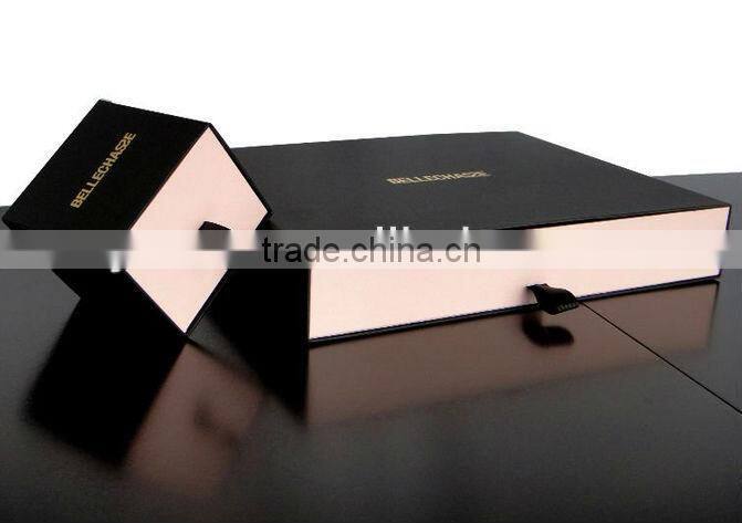 luxury elegant brown packing box for T-shirt design wholesale boxes