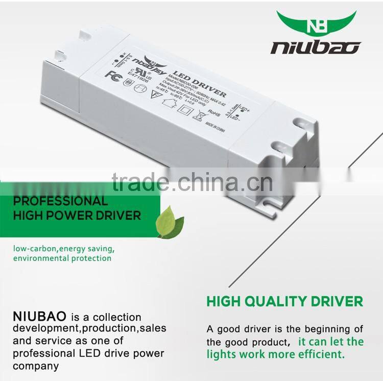12w constant current led power supply PF0.9 THD15% for down light with 5years warranty