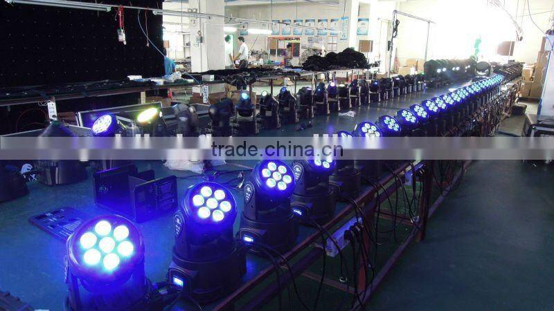 Best Selling 5*15W Moving Head Wash Light RGBAW 5in1 Led Mini Moving Head Light Wash Effect DJ Lighting for Disco Party