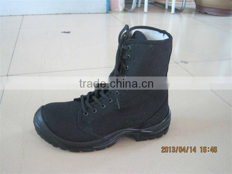 steel toe canvas boots