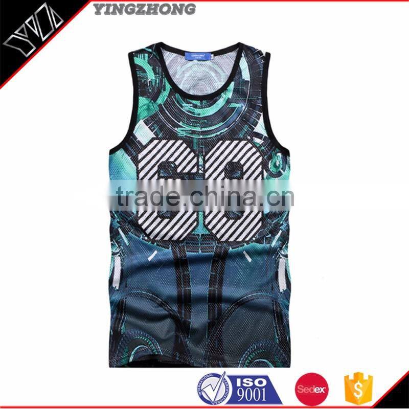 Yingzhong 2016 Summer New Fashion Women T-shirt Tanks 3D Vest Tops Sexy Tank Top
