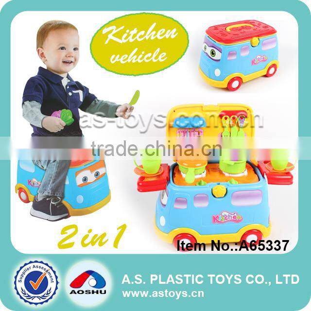 New product 2 in 1 sliding ride on car small doctor cart toy with light and music