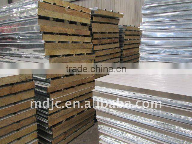 2016 low price PU/EPS/polyurethane/rock wool/glass wool sandwich panel