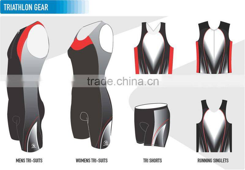 Stan Caleb Triathlon suit manufacturers Custom Sublimation Sleeveless Compression Lycra Spandex triathlon tri suits