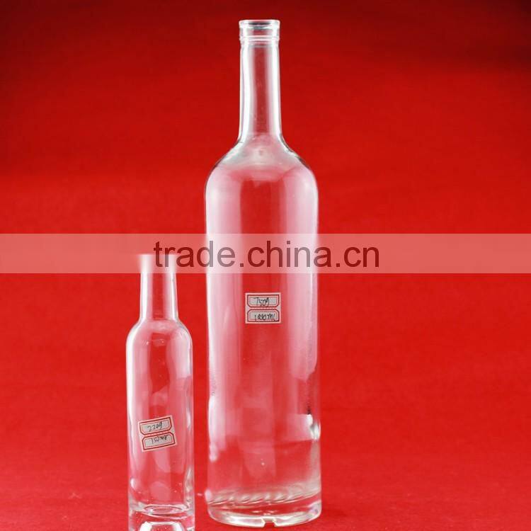 Cheapest water bottle square liquor bottle glass carboy