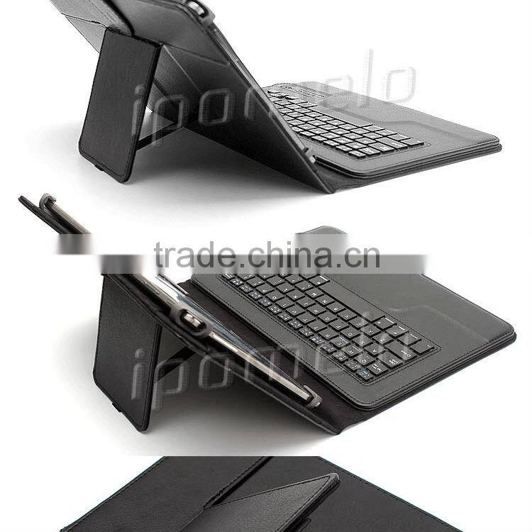 sliding case bluetooth keyboard PU leather tablet universal cover