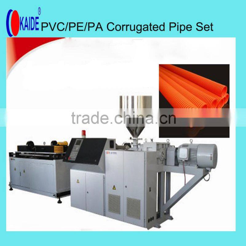 PA Single Wall Corrugating Pipe Machine