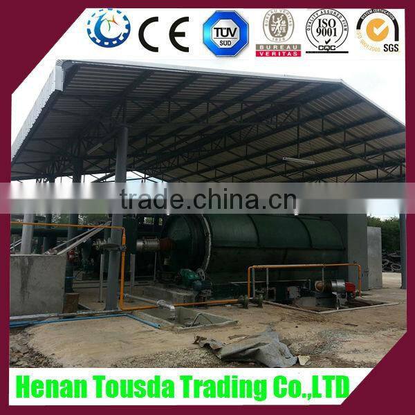 2016 New design advanced technology professional tyre pyrolysis plant manufature in China