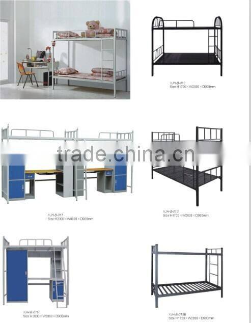 Metal adult bunk bed/bedroom furniture prices for domitory,army