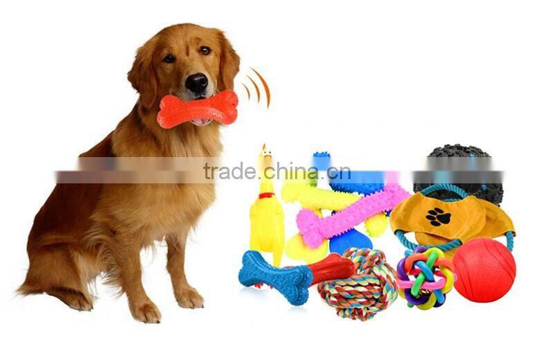Bone Shape TPR Rubber Dog Toys