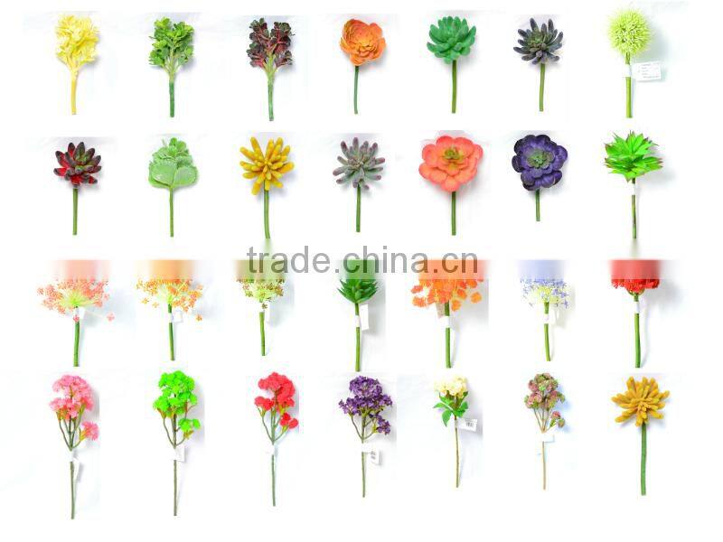 single artificial flower for home ornaments