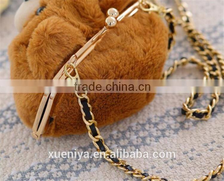2016 New Style Inclined Shoulder Bag Birthday Gift Cute Bear Bag