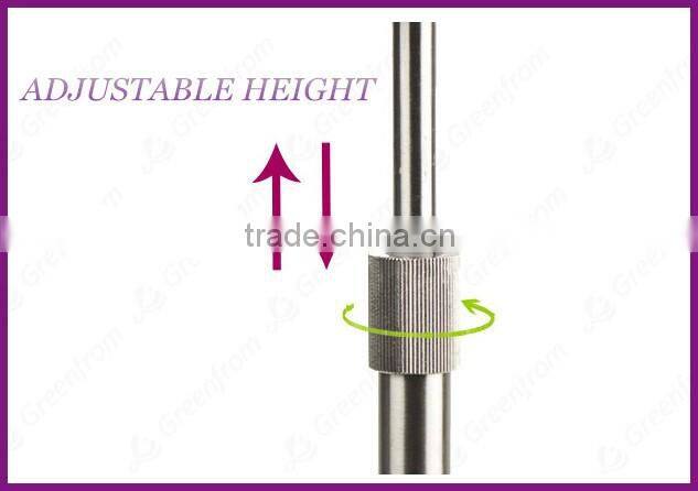 Brand new chrome metal table top vanity mirror