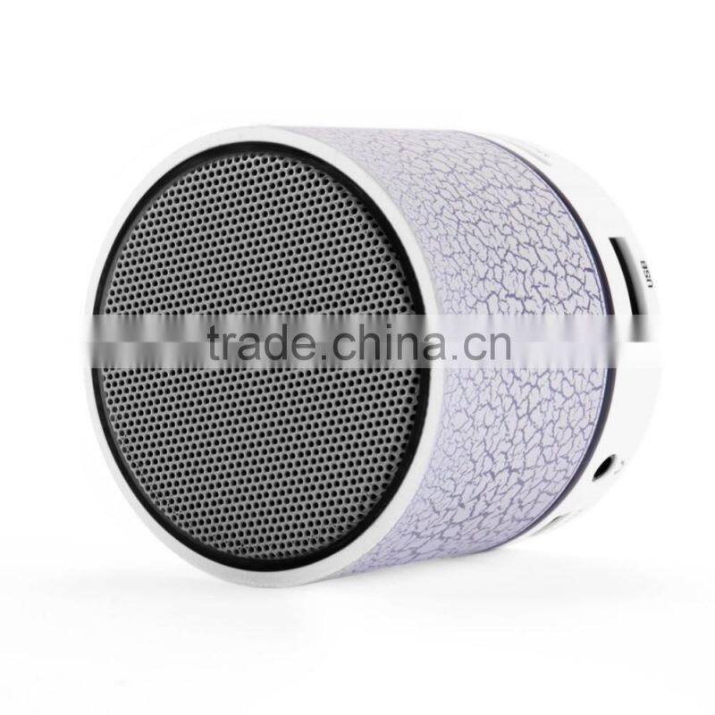 subwoofer with Colorful Mini Portable wireless metal LED bluetooth speaker