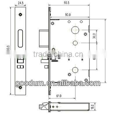 2013 Hot RFID hotel lock supply