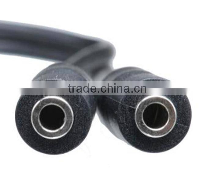 3.5mm Stereo Plug to Dual 3.5mm Stereo Jack audio cable