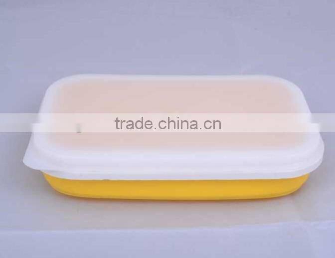 Silicone foldable bady lunch box
