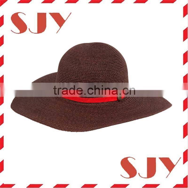 Women Wide Brim foldable cheap summer beach hats