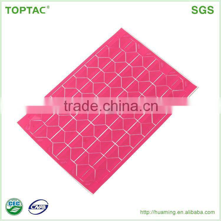Fashion Photo Corner Sticker, Pure Pink Color Label