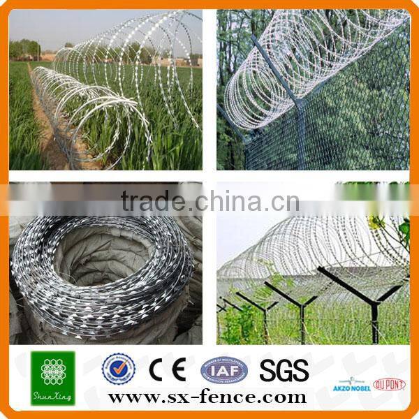 Antique Barbed Wire for sale/Metal Razor Barbed/concertina razor barbed wire with pallet