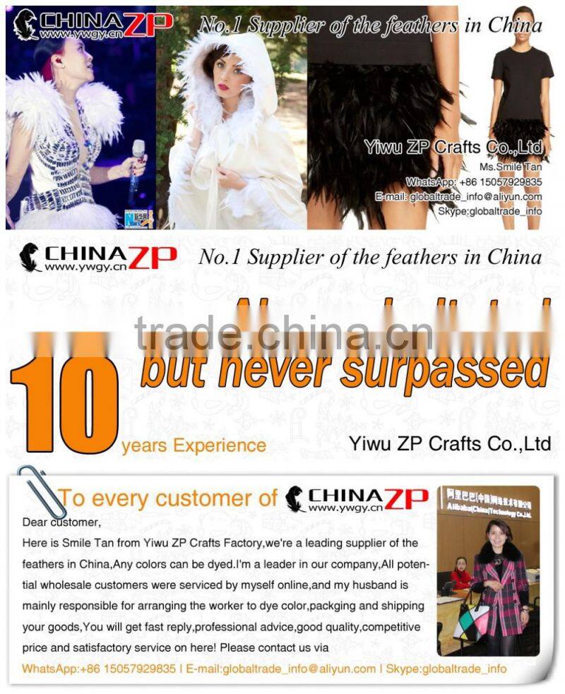 ZPDECOR Plumage Manufacturer Wholesale Cheap Cock Fringe Directly Dyed Light Pink Rooster Saddle Feathers Trims