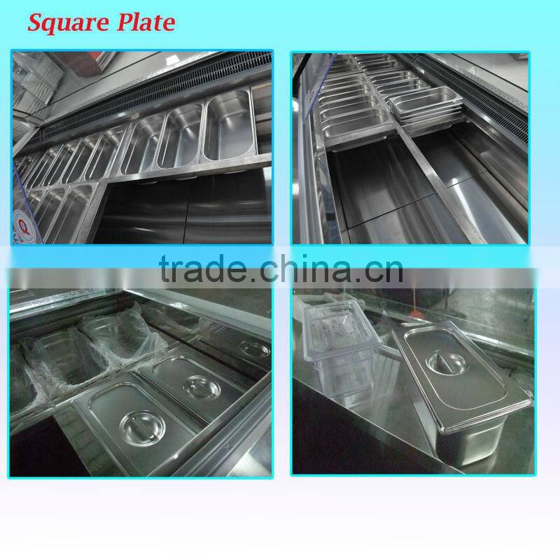 Table-top Ice cream Display Case with 6 pans