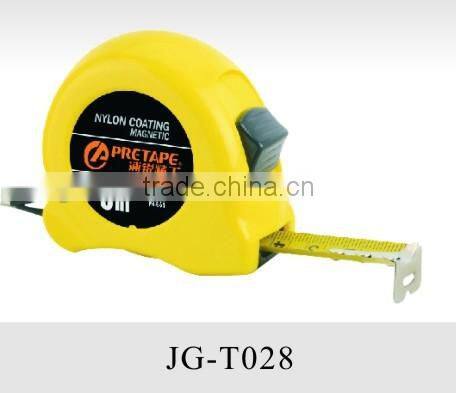 yellow measure tape,tape measure with one brake ,steel measure tape