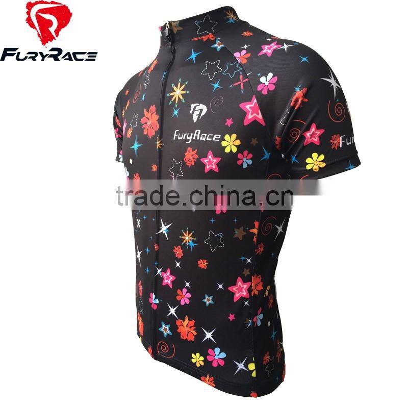 2016 OEM Sublimation Print Manufacturer Custom Quick Dry Blank Cycling Jersey