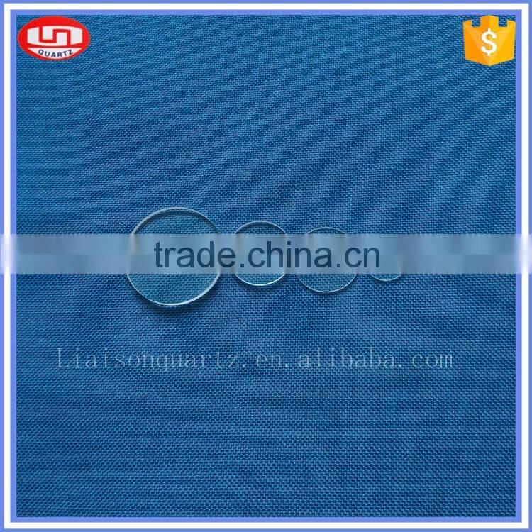 Small diameter and thin Quartz glass plate