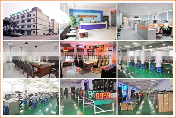 Outdoor single red p10 led moving message display