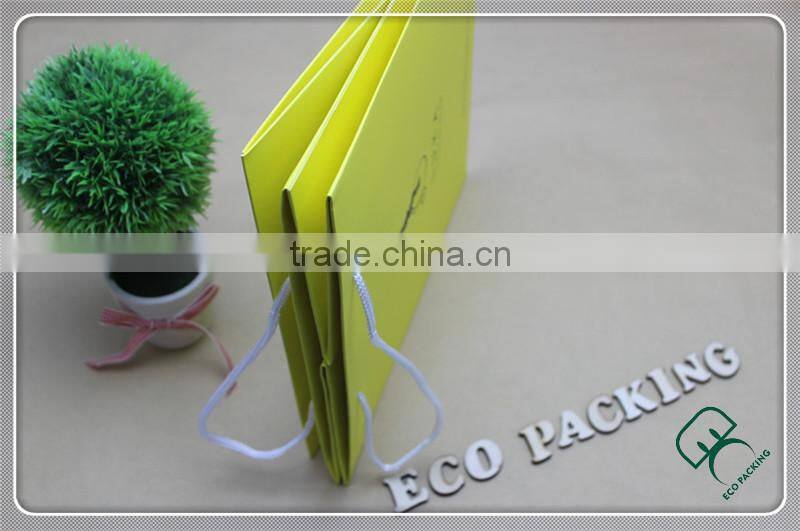 Coated paper bag gloss Chocolate paper bag