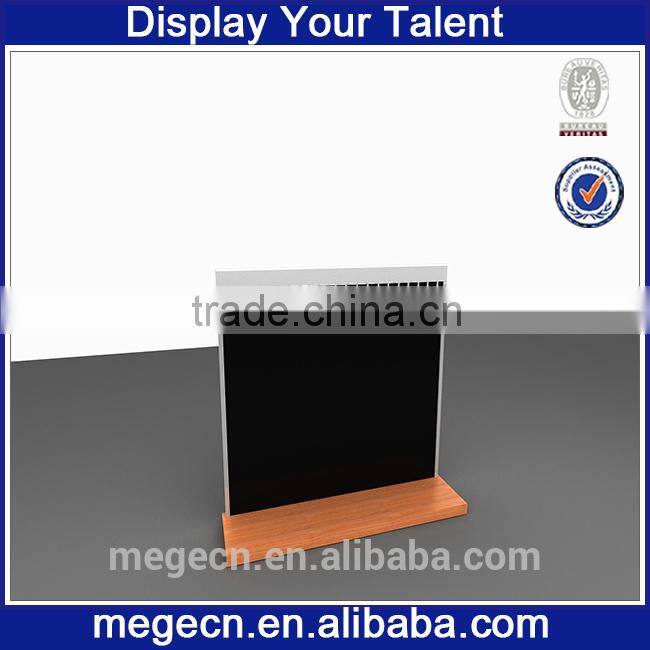 branded slatwall structure clothing store fixtures