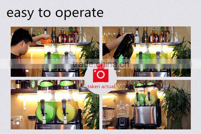 High Quality Guangzhou Zhongai 3-Tank Slush Frozen Ice Machine For Sale