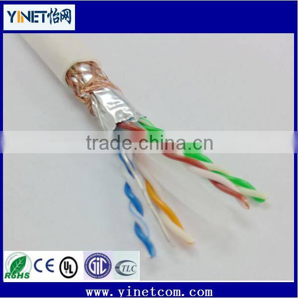 Coppe CAT6 double shielded ethernet cable/ SFTP lan cable for sale