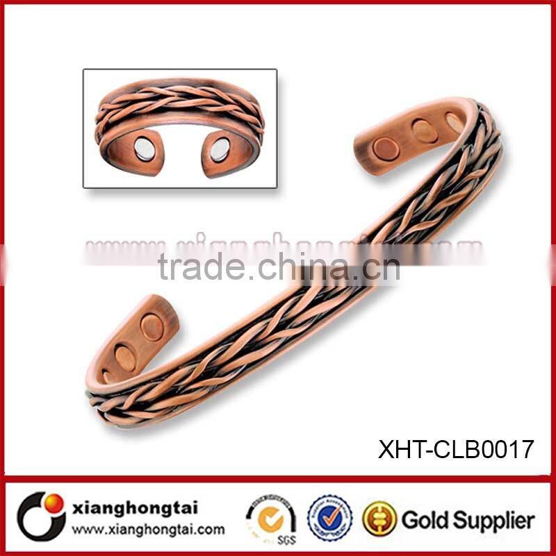 Wave copper magnetic bracelet Factory Price
