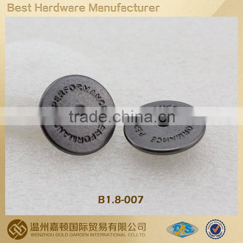 custom made metal fancy buttons for coats