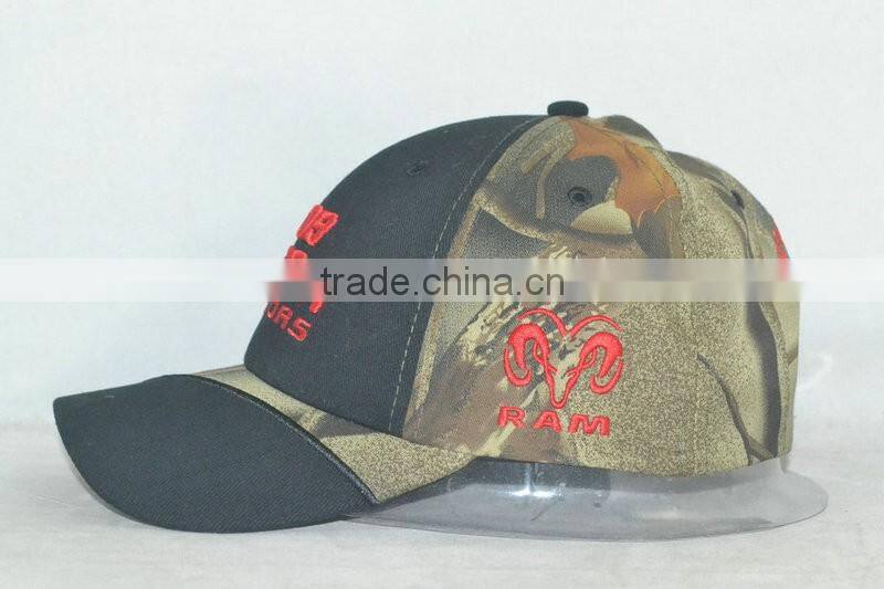 Professional custom black stitching material is 100% cotton,front logo3D embroidery, 58 cm size