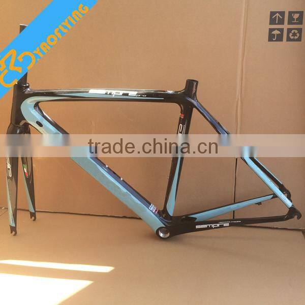 Hot sale special carbon frame road bike frame,famous china carbon road bike frame,new paintings carbon road frame.