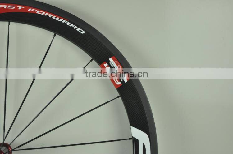 700C 50mm Clincher Road Carbon Rims Wheelset Bike Wheelet Bicycle Road Wheels Factory Price